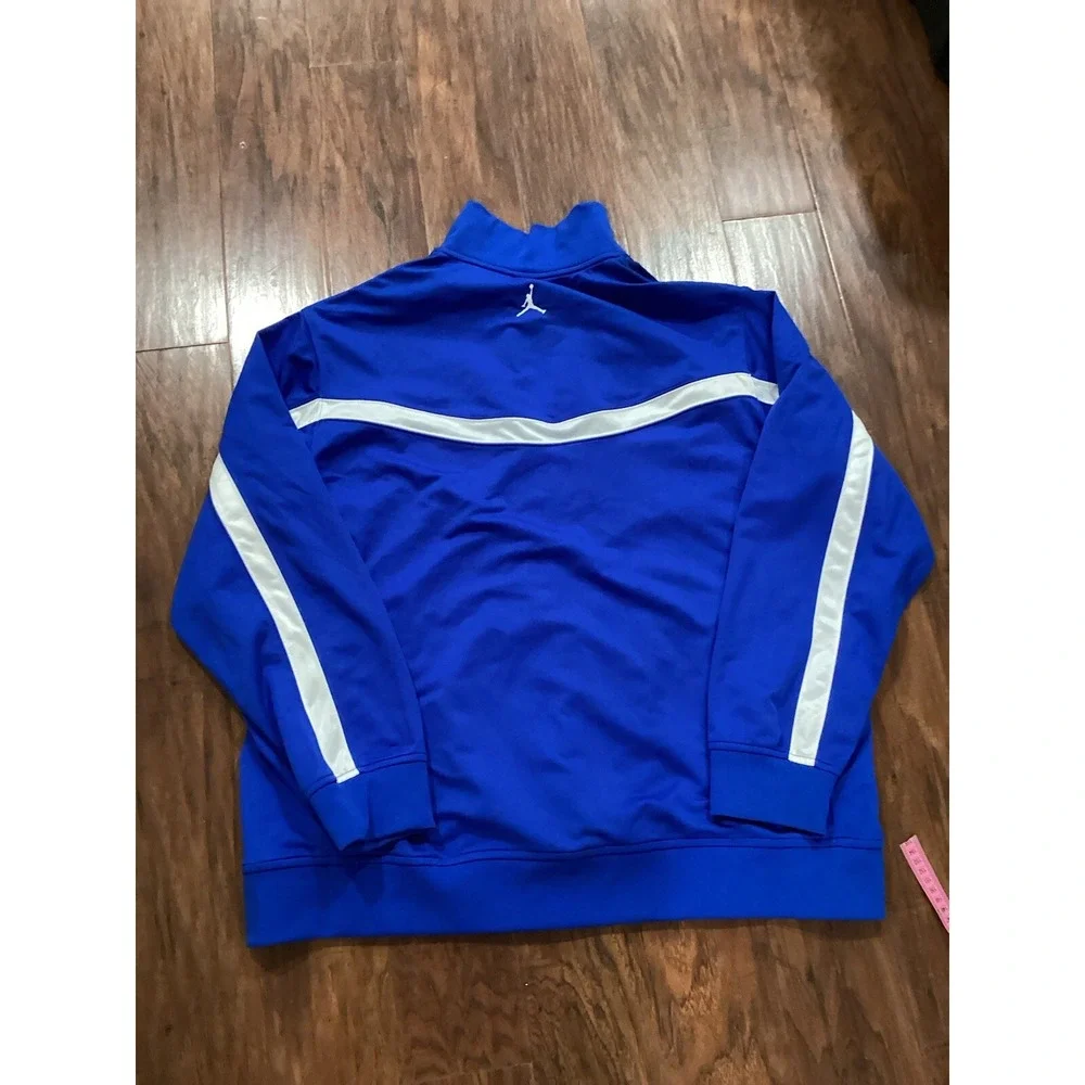 Nike Air Jordan Full Zip Track Jacket Blue White Mens XL